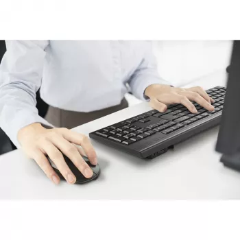 Teclado sem fios Kensington K75560PN tamanho completo QWERTY preto