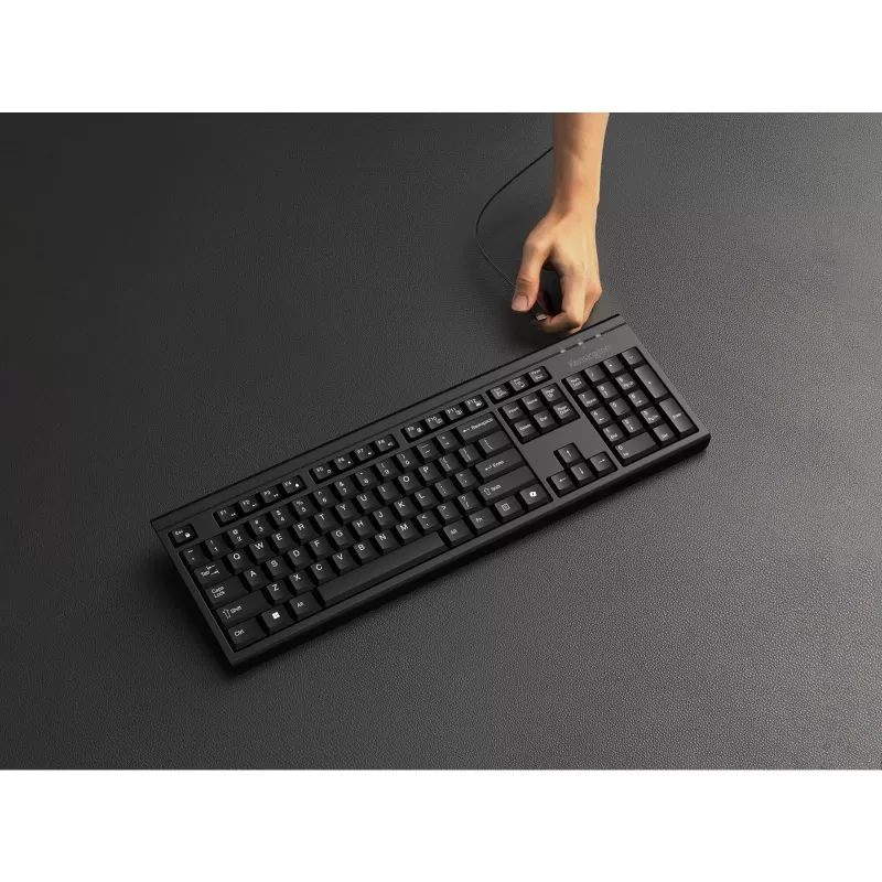 Teclado sem fios Kensington K75560PN tamanho completo QWERTY preto