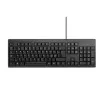 Teclado com fios Kensington KB100 EQ tamanho completo USB membrana QWERTY preto