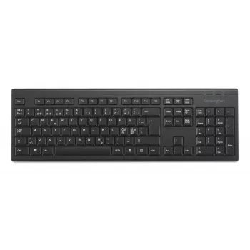 Teclado sem fios Kensington KB150 EQ tamanho completo 105 teclas preto