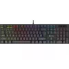 Sandberg 640-31 teclado mecânico para jogos, USB, retroiluminado, interruptores azuis, QWERTZ alemão