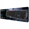 Sandberg 640-31 teclado mecânico para jogos, USB, retroiluminado, interruptores azuis, QWERTZ alemão