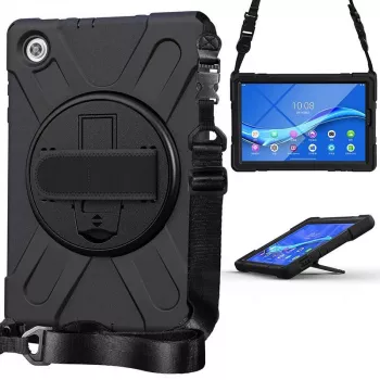 eSTUFF AUSTIN Defender Capa para Lenovo TAB M10 HD 2nd Gen (TB-X306X) – Preto
