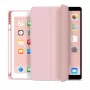 Estojo para caneta eSTUFF SEATTLE para iPad 9.7 2018/2017 – pele PU rosa