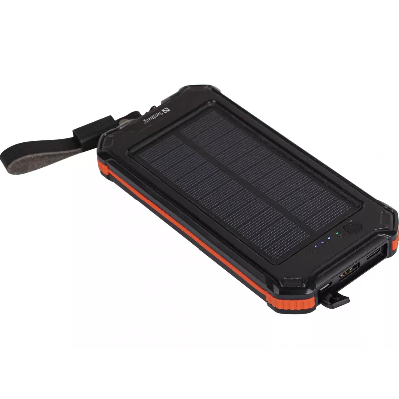 Powerbank Sandberg 3em1 Solar 10000 10000 mAh 2A preta