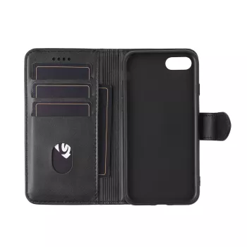 Capa tipo carteira eSTUFF ES67110001-BULK para iPhone SE 2022/2020 preto