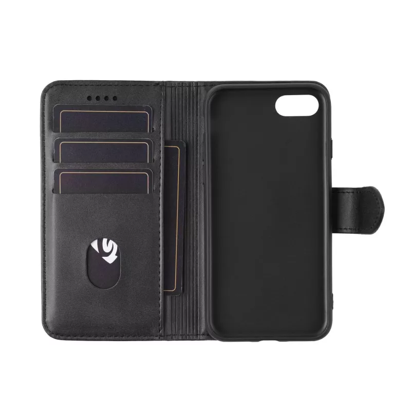 Capa tipo carteira eSTUFF ES67110001-BULK para iPhone SE 2022/2020 preto