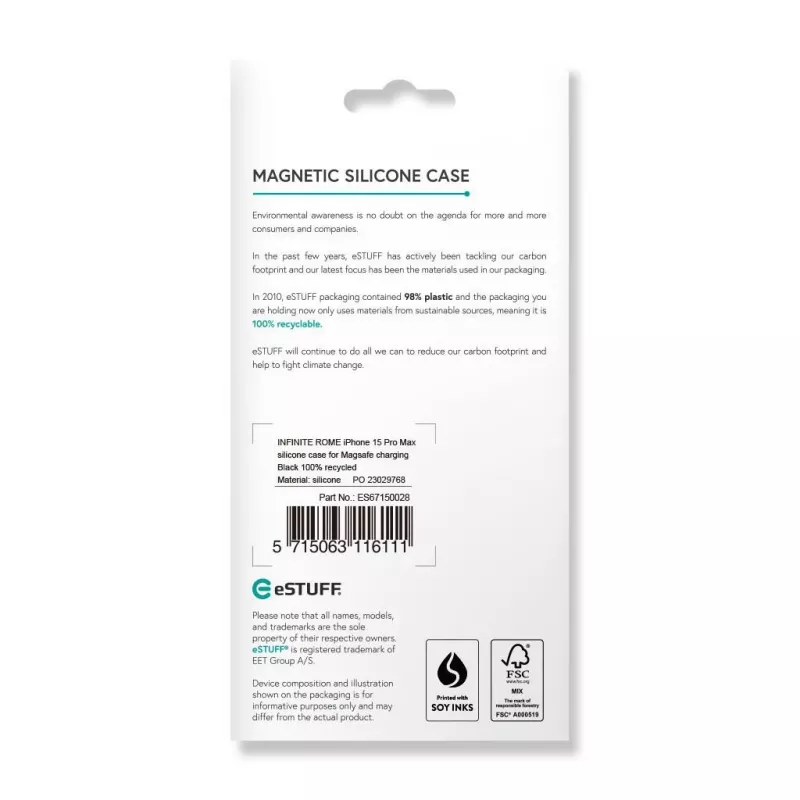 eSTUFF ES67150028 Capa para telemóvel 17 cm (6,7