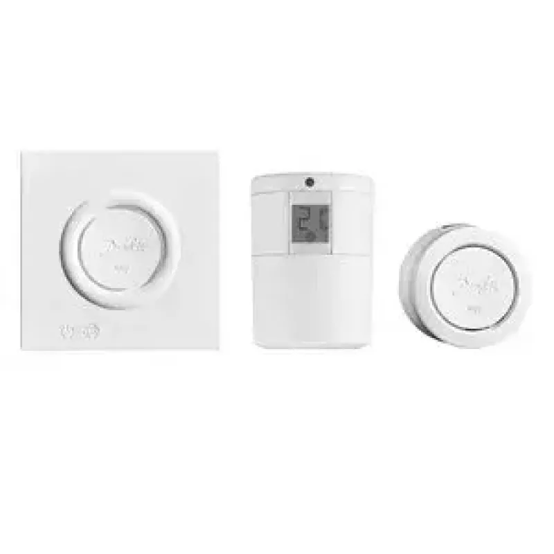 Danfoss Ally Starter Pack, gateway + termostato para radiador, branco (014G2440)