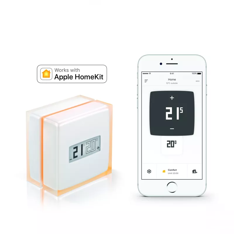 Termostato inteligente Netatmo NTH01-EN-EU