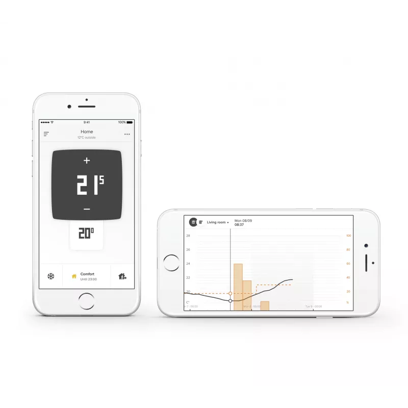 Termostato inteligente Netatmo NTH01-EN-EU