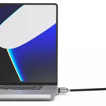 Compulocks Ledge Adaptador de bloqueio para MacBook Pro 16 polegadas M1 M2 M3 prateado