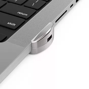 Compulocks Ledge Adaptador de bloqueio para MacBook Pro 16 polegadas M1 M2 M3 prateado
