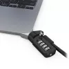 Compulocks Ledge para MacBook Air 13 polegadas M2 e M3 com fechadura de combinação prateado