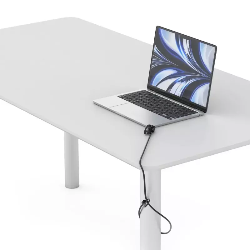 Compulocks Ledge para MacBook Air 13 polegadas M2 e M3 com fechadura de combinação prateado