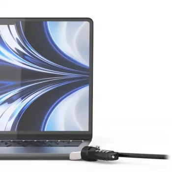 Compulocks Ledge para MacBook Air 13 polegadas M2 e M3 com fechadura de combinação prateado