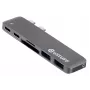 eSTUFF ES84122-Cinzento Hub de interfaces USB 3.2 Gen 1 (3.1 Gen 1) Type-C 5000 Mbit/s