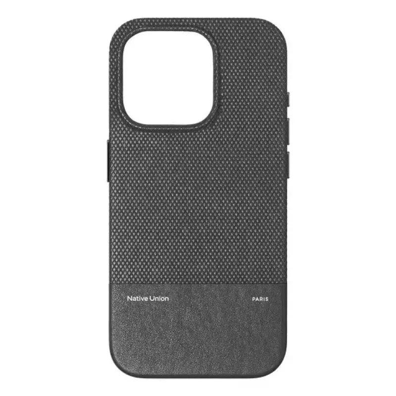 Capa Native Union (Re)Classic para iPhone 16 Pro preto