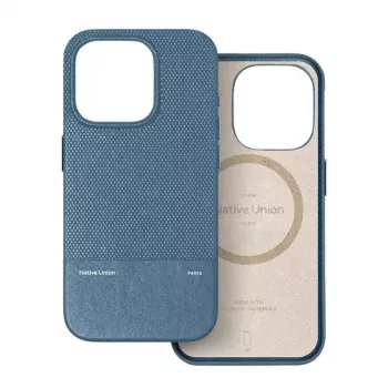 Capa Native Union (Re)Classic para iPhone 16 Pro navy