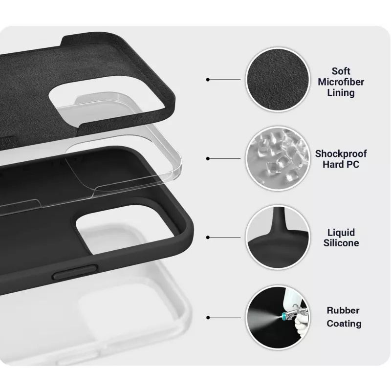 eSTUFF ES67120053-BULK Capa para telemóvel 17,5 cm (6,9 polegadas) preto