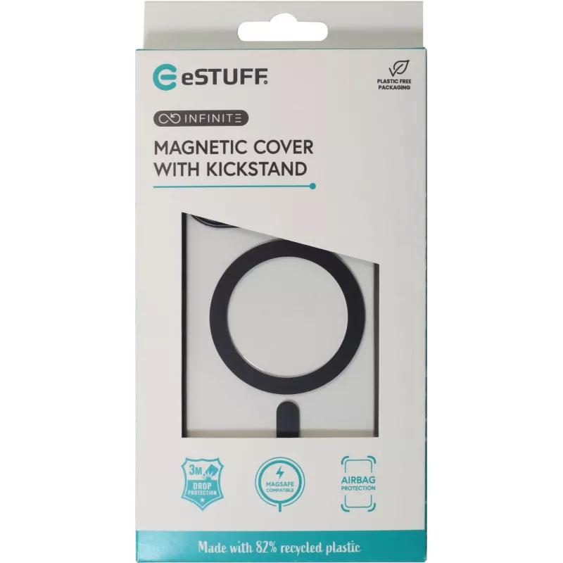 Capa eSTUFF ES67141102 iPhone 16 Pro 6,3 polegadas transparente preto