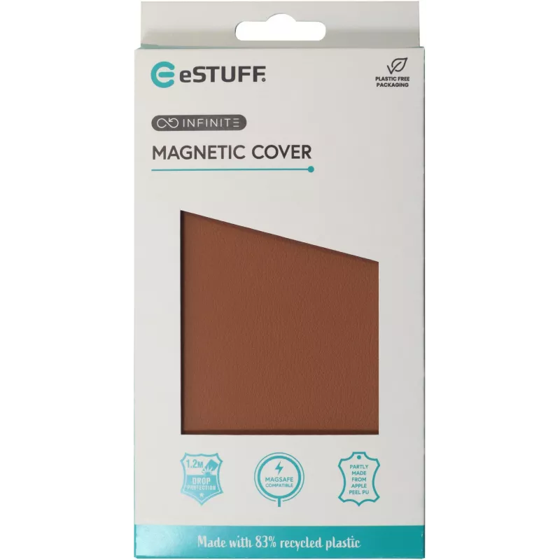 eSTUFF ES67160024 Capa para telemóvel 15,5 cm (6,1 polegadas) castanho