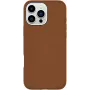 eSTUFF INFINITE VENICE capa magnética de pele para iPhone 16 Pro, castanha