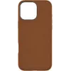 eSTUFF INFINITE VENICE capa magnética de pele para iPhone 16 Pro, castanha