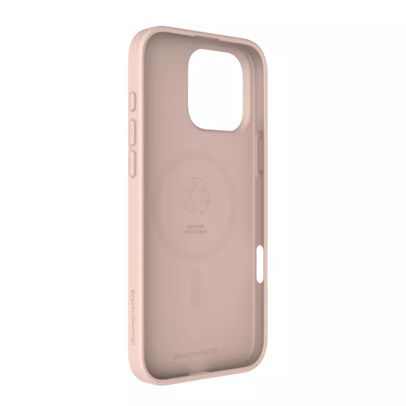 Capa dbramante1928 Greenland Pro MS iPhone 16 ProMax Pink Sand