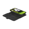 dbramante1928 Lynge MagSafe LM61GTBL6308 capa flip para Apple iPhone 16 Pro, pele granulada, preta