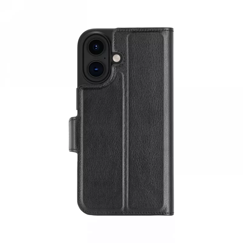 Capa dobrável dbramante1928 Oslo Pro para Apple iPhone 16 preta PU plástico