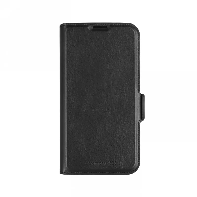 Capa dobrável dbramante1928 Oslo Pro para Apple iPhone 16 preta PU plástico