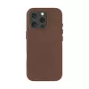 A capa dbramante1928 Roskilde para iPhone 16 Pro em Dark Tan combina elegância intemporal com funcionalidade moderna