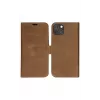 Capa tipo carteira dbramante1928 Lynge iPhone 14 Plus Tan 3 compartimentos para cartões
