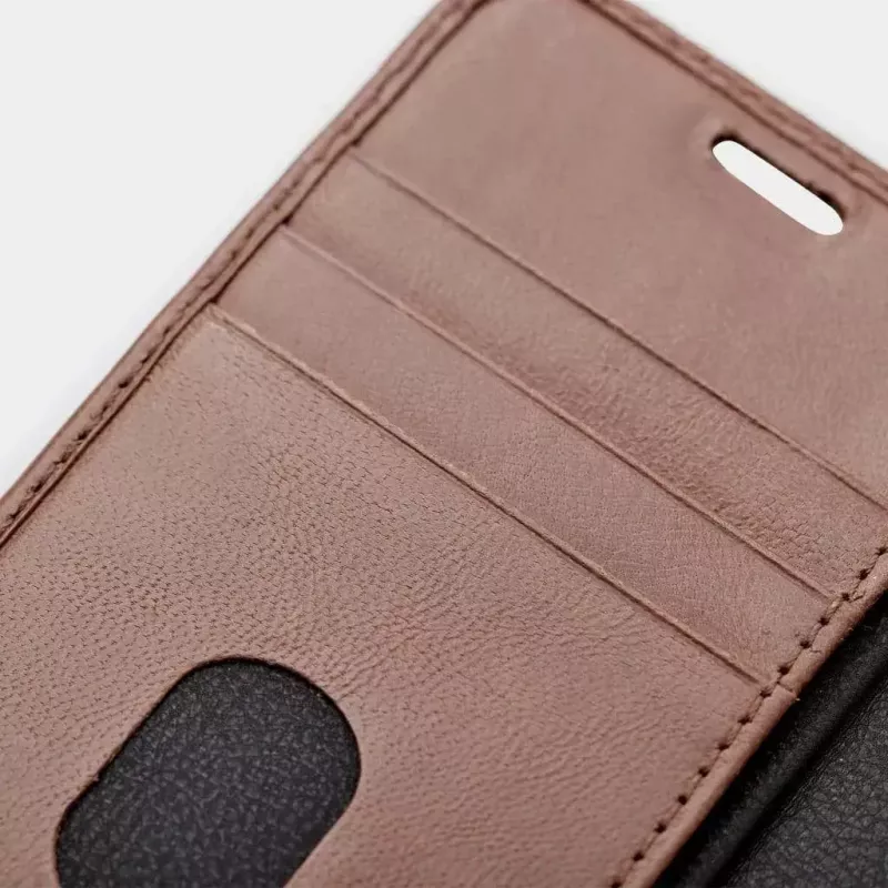 Capa tipo carteira Trunk TR-WA1254-BRW para iPhone 12 mini Castanho