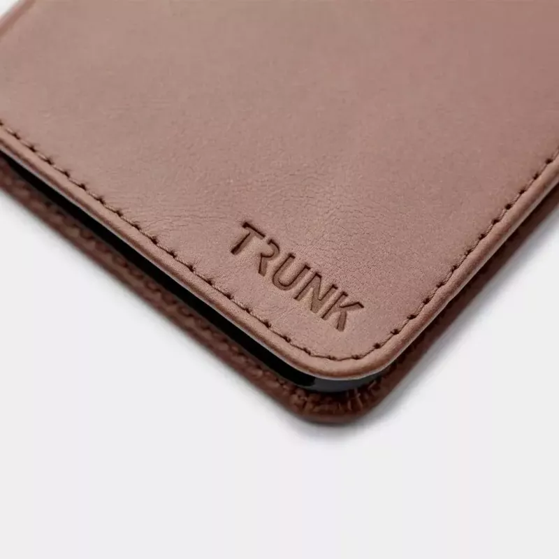 Capa tipo carteira Trunk TR-WA1254-BRW para iPhone 12 mini Castanho
