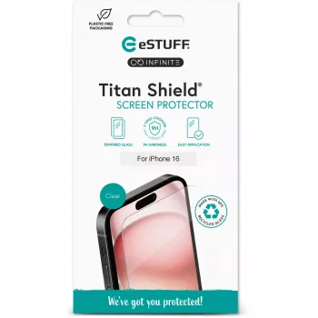 eSTUFF ES501420 película de proteção de ecrã/traseira para telemóvel película de proteção transparente Apple 1 unid.