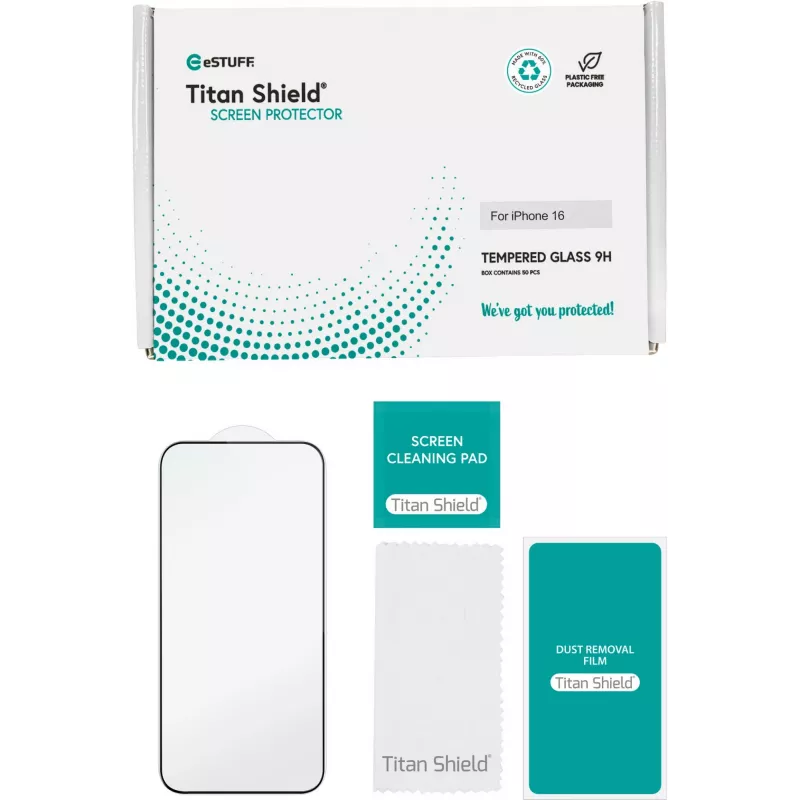 eSTUFF ES501421-50BULK proteção de ecrã/traseira para telemóvel película de proteção transparente Apple 50 unid.