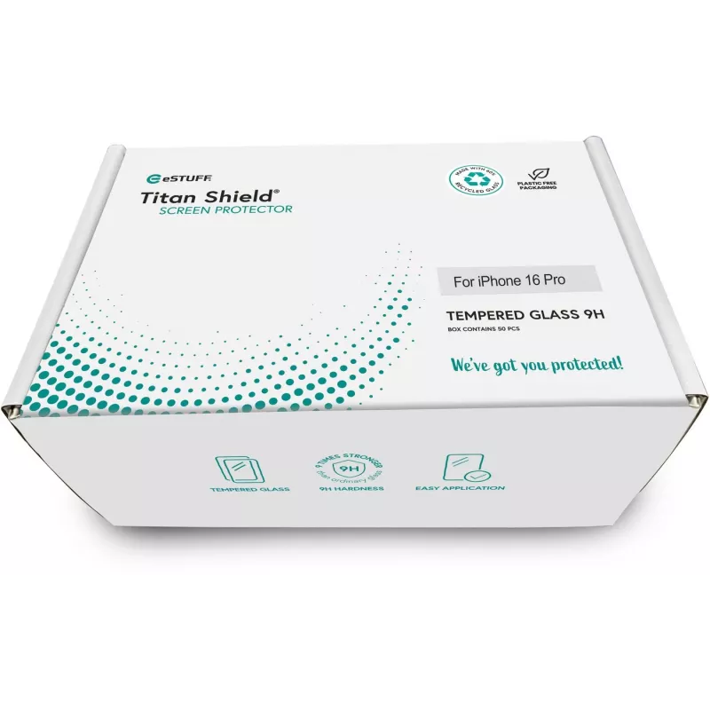 eSTUFF ES501422-50BULK película de proteção de ecrã/traseira para telemóvel película de proteção transparente Apple 50 unid.
