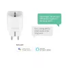 Hombli tomada inteligente HBPP-0201, 3680 W, para interior, branca, pack promocional 2+1 (3 un.)