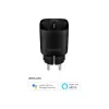 Hombli tomada inteligente HBPP-0205, 3680 W, para interior, preta, pack promocional 2+1 (3 un.)