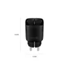 Hombli tomada inteligente HBPP-0205, 3680 W, para interior, preta, pack promocional 2+1 (3 un.)