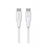 Cabo USB eSTUFF ES604270-BULK 2 m USB-C branco USB 2.0 0,48 Gbit/s