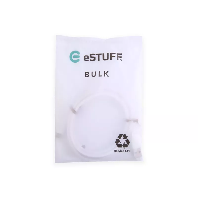 eSTUFF ES605170-BULK cabo USB USB 2.0 1 m USB-C USB-A branco