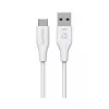 eSTUFF ES605170-BULK cabo USB USB 2.0 1 m USB-C USB-A branco