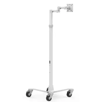 Carrinho de apoio médico Compulocks MCRSTDEXW compatível com VESA branco