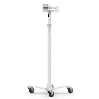 Carrinho de apoio médico Compulocks MCRSTDEXW compatível com VESA branco