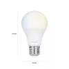 Hombli E27 lâmpada inteligente, 9 W, CCT, pack promocional 1+1 (2 lâmpadas)