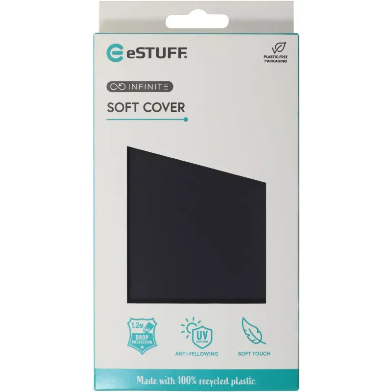 Capa para telemóvel eSTUFF ES67101054 15,5 cm (6,1 polegadas) capa preta