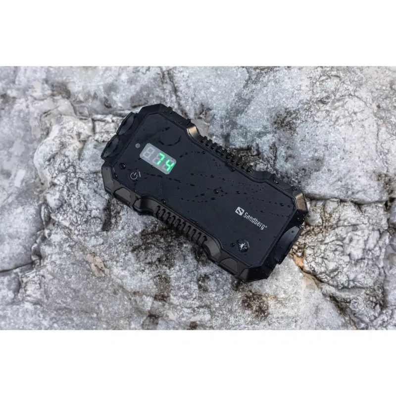 Powerbank de arranque automóvel Sandberg 10000 mAh USB Type-A Type-C preto